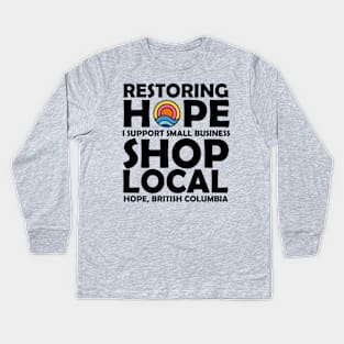 Restoring Hope - Fundraising Shirt Kids Long Sleeve T-Shirt